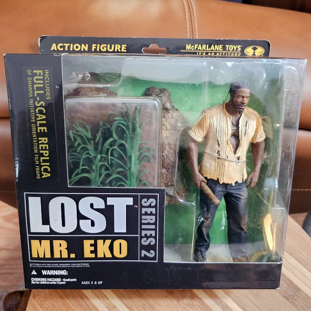LOST Figure: Mr. Eko, McFarlane Toys, NIB, LOST memorabilia, collectible